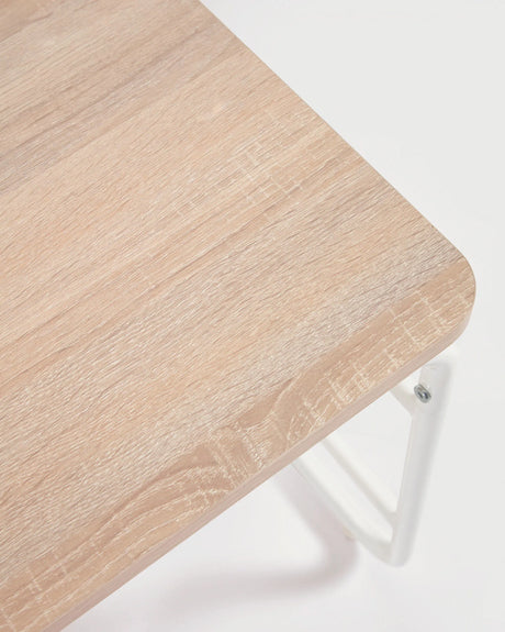 Yamina TV-Schrank aus Melamin und Stahl mit weißem Finish 110 x 46 cm von Kave Home – Produktbild 3