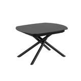 Yodalia Ausziehtisch aus Glas und Stahlbeine mit schwarzem Finish 130 (190) x 100 cm von Kave Home – Produktbild 6