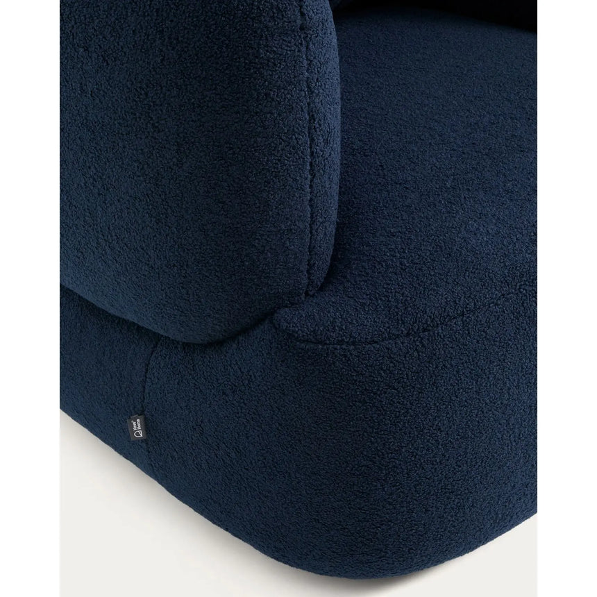 Drehsessel mit Kissen Martina in Lammfelloptik in Marineblau FSC Mix Credit – Bild 10