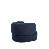 Drehsessel mit Kissen Martina in Lammfelloptik in Marineblau FSC Mix Credit – Bild 6