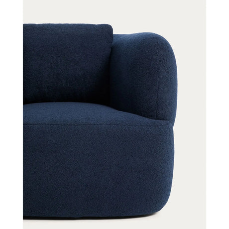 Drehsessel mit Kissen Martina in Lammfelloptik in Marineblau FSC Mix Credit – Bild 8