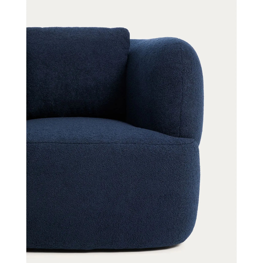 Drehsessel mit Kissen Martina in Lammfelloptik in Marineblau FSC Mix Credit – Bild 8