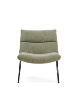 Sessel Asen in grüner Chenille mit schwarzen Stahlbeinen FSC 100% – Bild 6