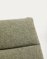 Sessel Asen in grüner Chenille mit schwarzen Stahlbeinen FSC 100% – Bild 8