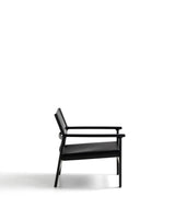 Sessel Jan aus recycelten Lederfasern in Schwarz und massivem Eschenholz FSC 100 % mit schwarzem Finish – Bild 6