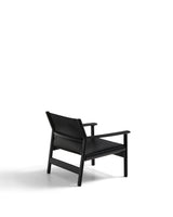 Sessel Jan aus recycelten Lederfasern in Schwarz und massivem Eschenholz FSC 100 % mit schwarzem Finish – Bild 7