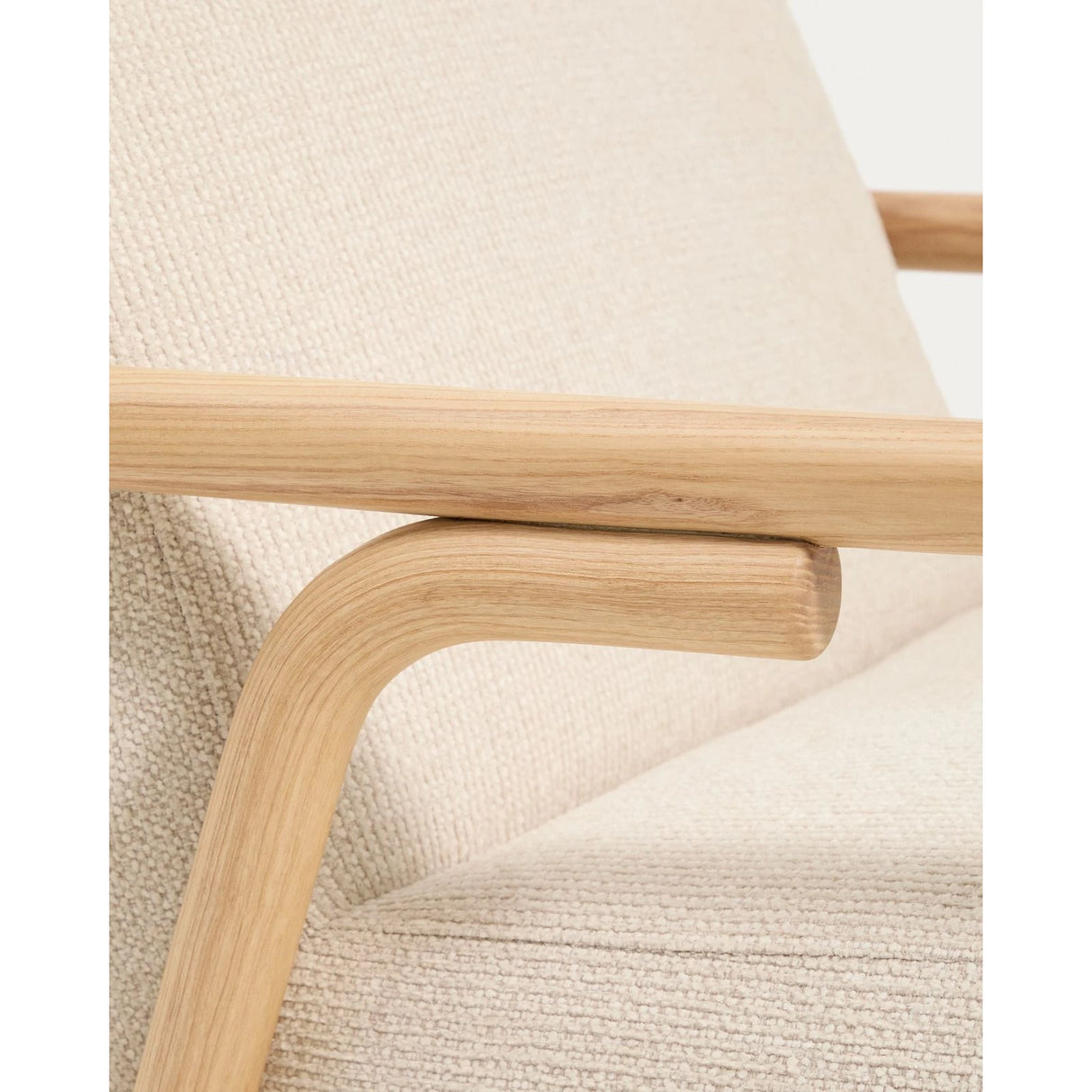 Sessel Sylo aus Chenille und massivem Eschenholz, FSC 100 % – Bild 15