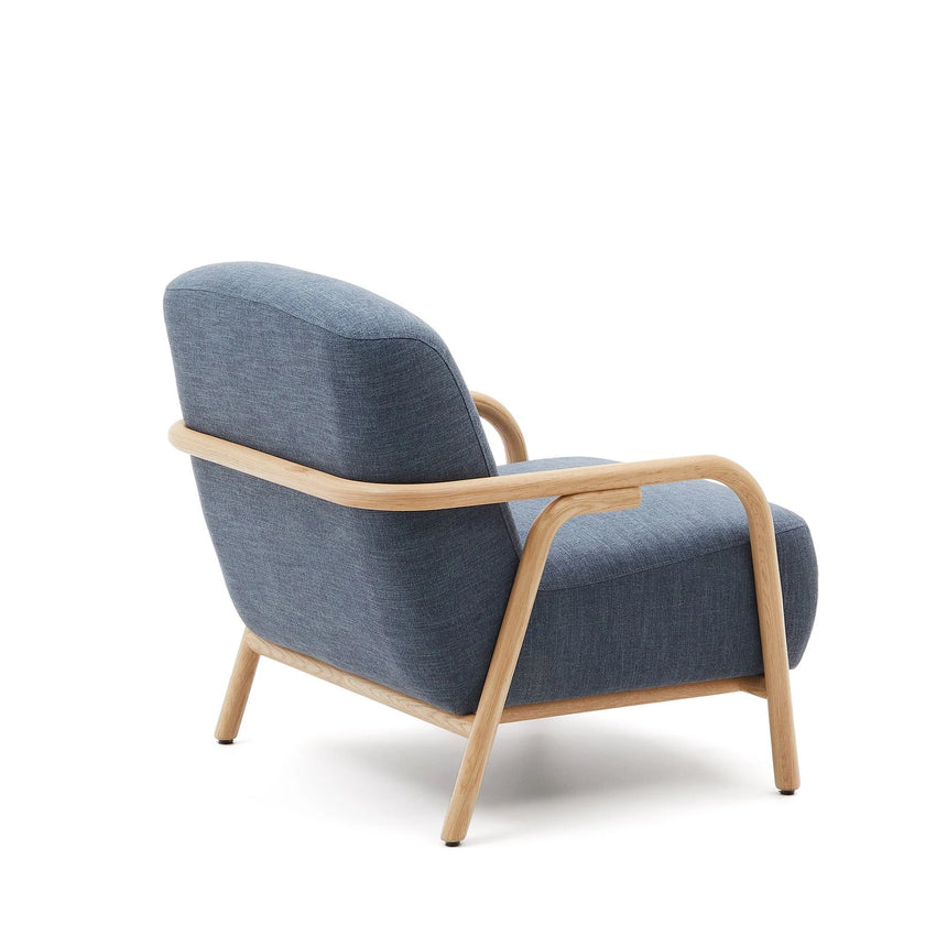 Sessel Sylo blau aus massivem Eschenholz FSC 100% – Bild 11