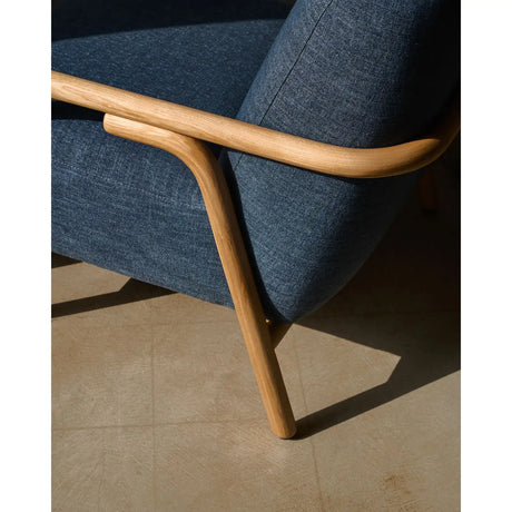 Sessel Sylo blau aus massivem Eschenholz FSC 100% – Bild 6