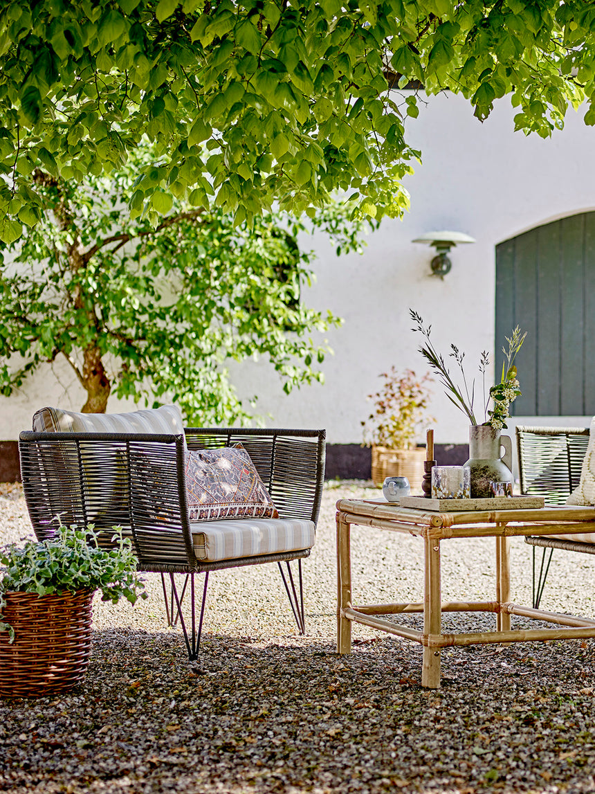 Mundo Loungesessel, Schwarz, Metall - ZEN ZONE Furniture