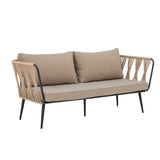 Pavone Sofa, Braun, Metall - ZEN ZONE Furniture