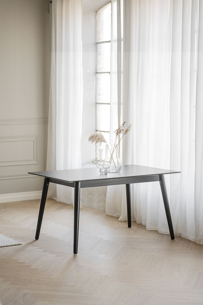 LOTTA Esstisch Schwarz 140x90x75cm - ZEN ZONE