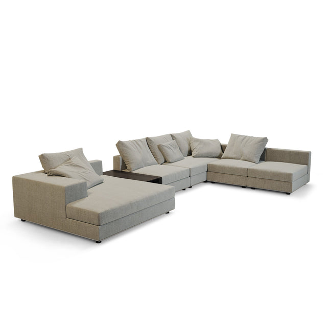 MASSIMO Sofa Grau Webstoff - ZEN ZONE Furniture