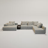 MASSIMO Sofa Grau Webstoff - ZEN ZONE Furniture