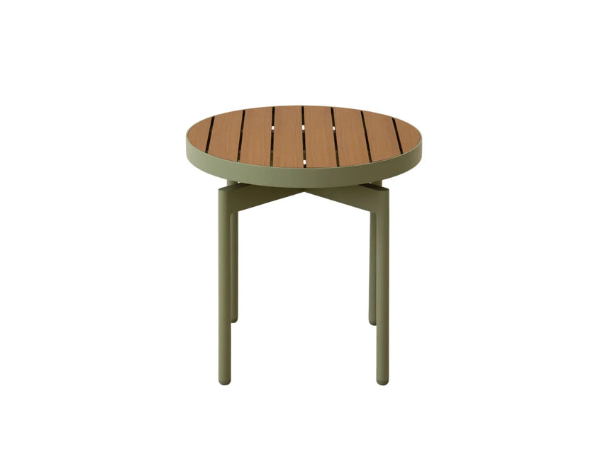  Garten Couchtisch Pada aus Aluminium und Kunststoff 48.5x48.5x47 von Micadoni – Produktbild 1