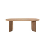 Aggie Couchtisch mit Eichenholzplatte, 120x60x40 cm von Micadoni – Produktbild 1