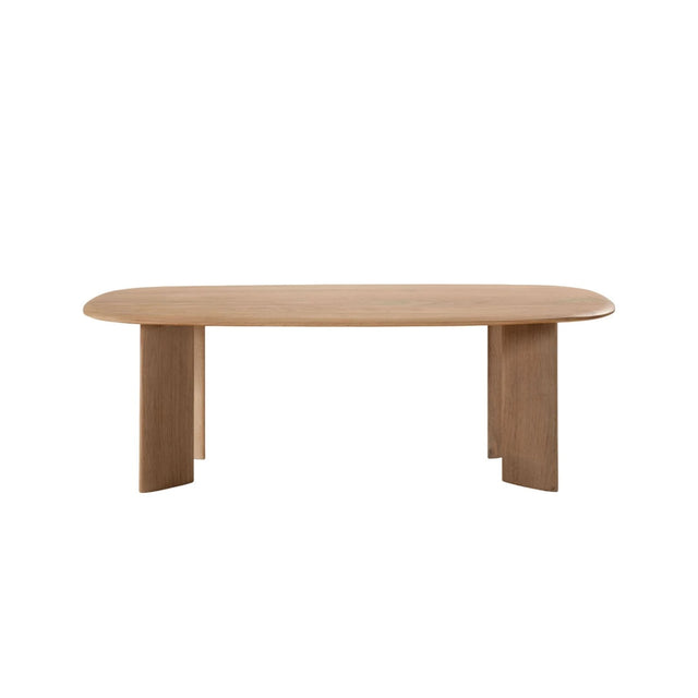 Aggie Couchtisch mit Eichenholzplatte, 120x60x40 cm von Micadoni – Produktbild 1