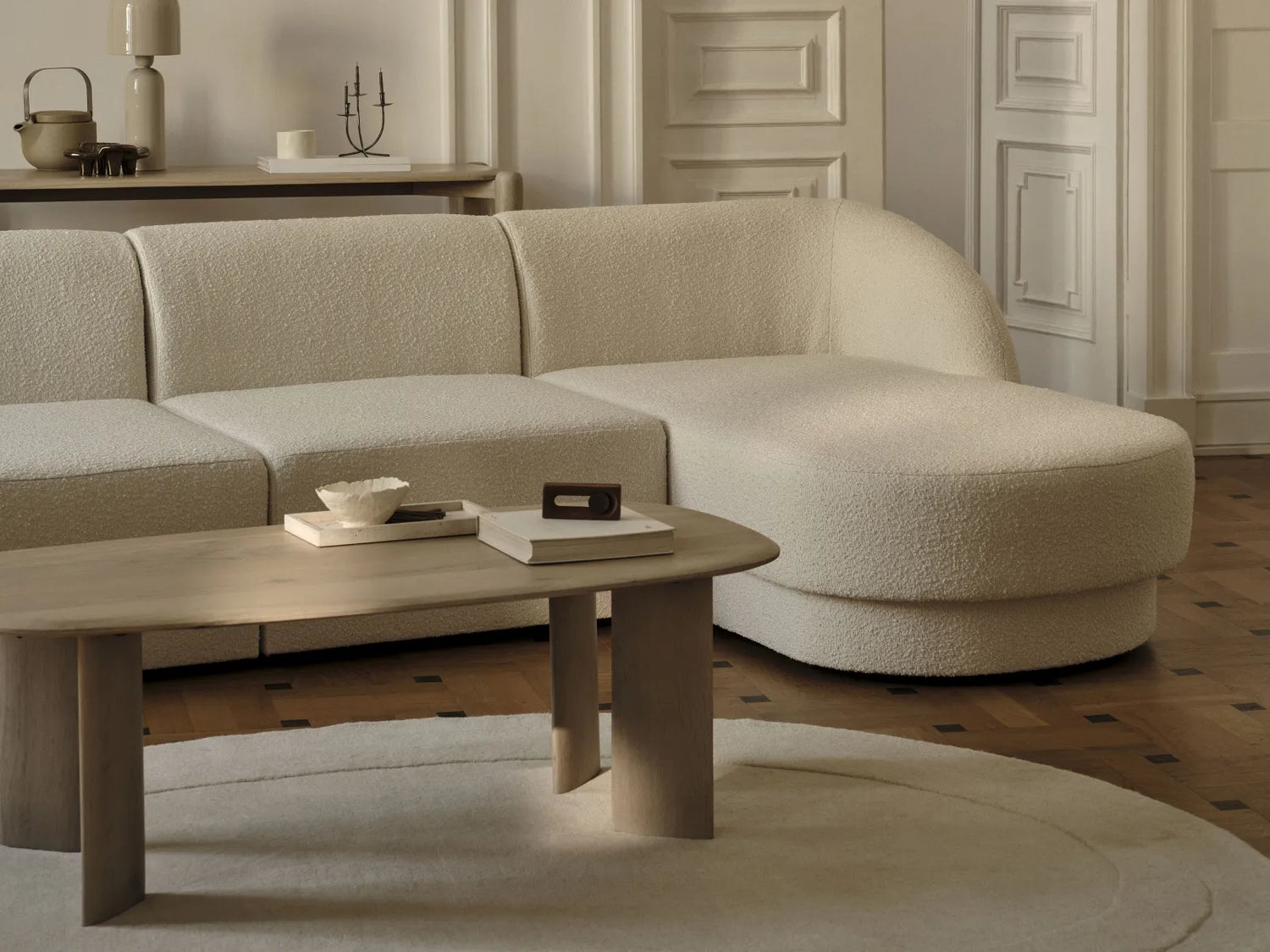 Aggie Couchtisch mit Eichenholzplatte, 120x60x40 cm von Micadoni – Produktbild 3