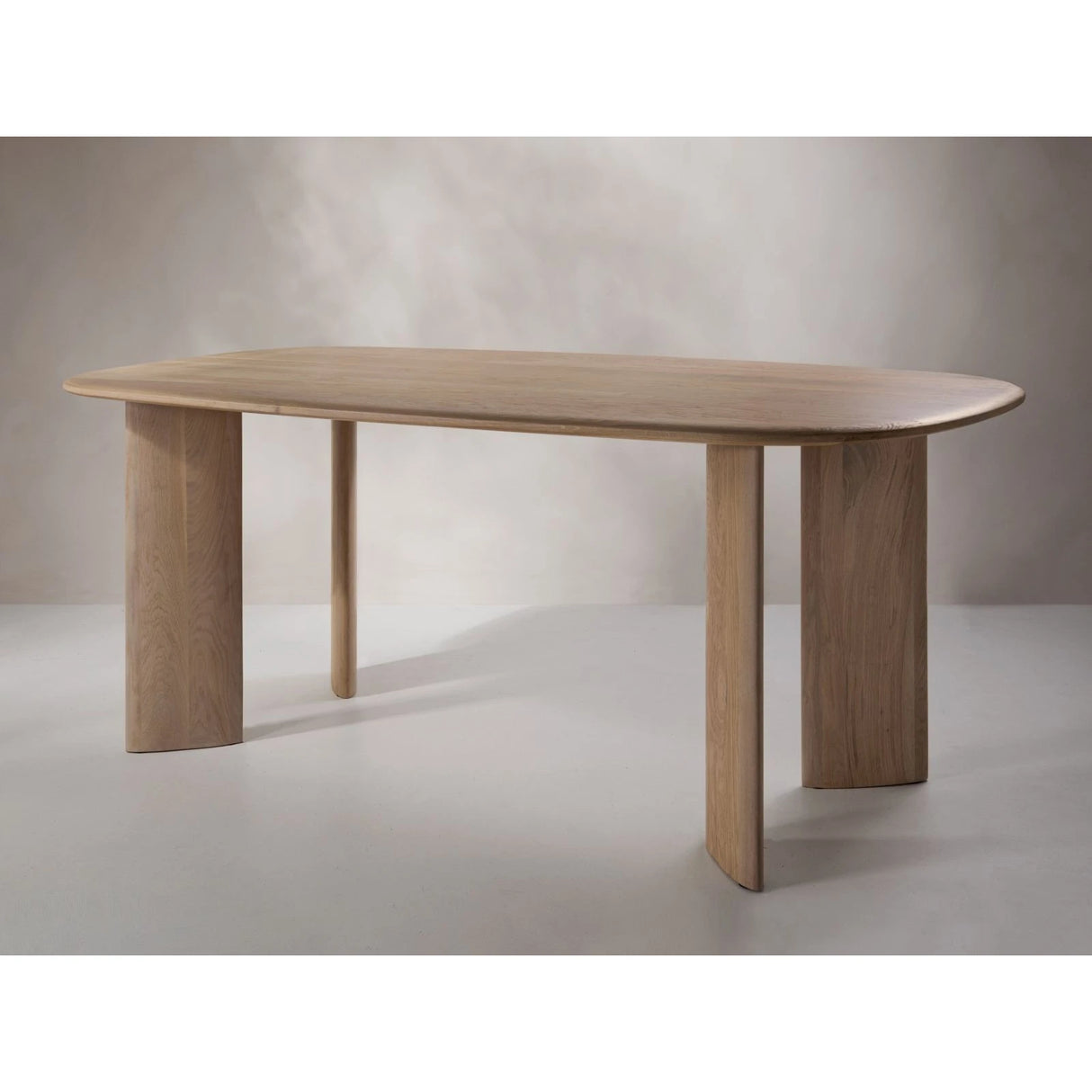 Aggie Esstisch mit Eichenholzplatte, 200x100x76 cm von Micadoni – Produktbild 5