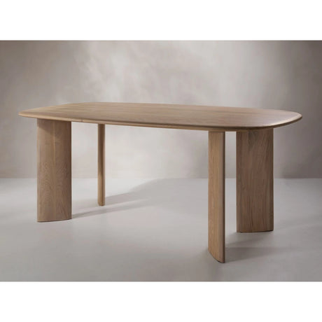 Aggie Esstisch mit Eichenholzplatte, 200x100x76 cm von Micadoni – Produktbild 5