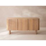 Aggie Kommode aus massivem Eichenholz, 160x45x75 cm von Micadoni – Produktbild 3