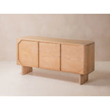 Aggie Kommode aus massivem Eichenholz, 160x45x75 cm von Micadoni – Produktbild 6