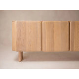 Aggie Kommode aus massivem Eichenholz, 160x45x75 cm von Micadoni – Produktbild 7