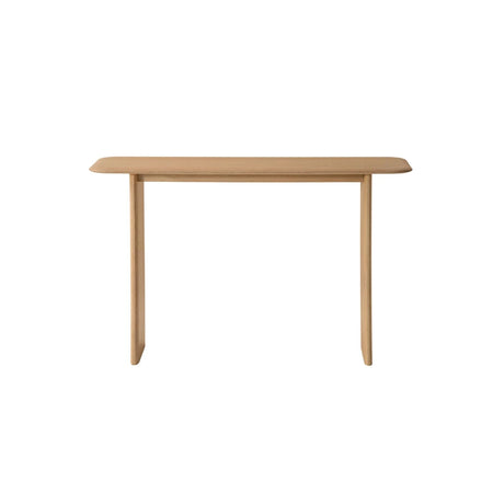 Aggie Konsolentisch aus massivem Eichenholz, 120x40x76 cm von Micadoni – Produktbild 1