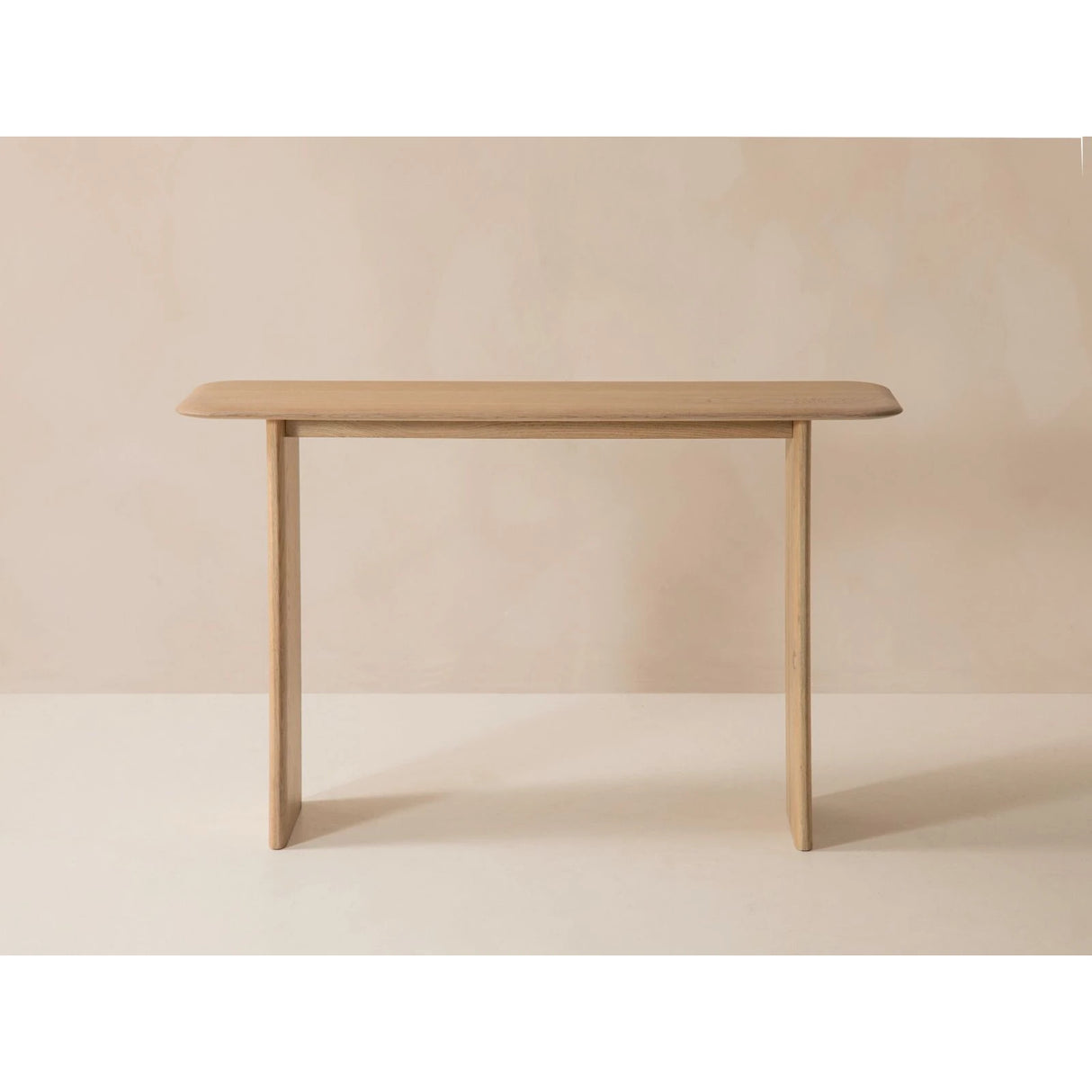 Aggie Konsolentisch aus massivem Eichenholz, 120x40x76 cm von Micadoni – Produktbild 3