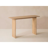 Aggie Konsolentisch aus massivem Eichenholz, 120x40x76 cm von Micadoni – Produktbild 4