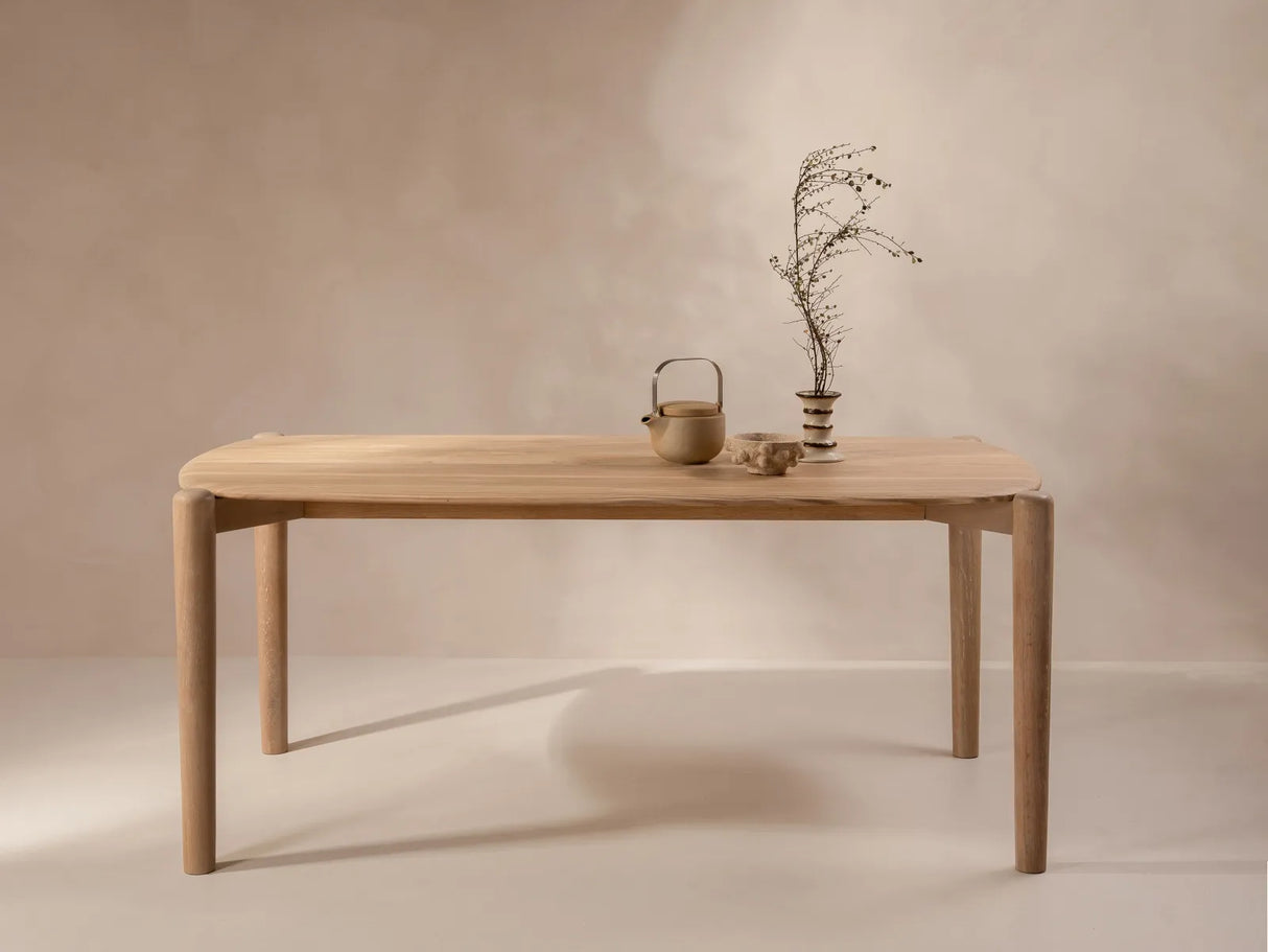 Aires Esstisch mit Eichenholzplatte 180x90x76 cm von Micadoni – Produktbild 2