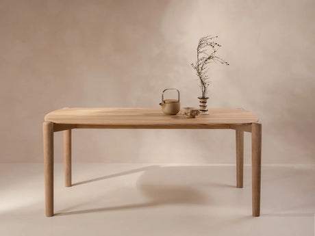 Aires Esstisch mit Eichenholzplatte 180x90x76 cm von Micadoni – Produktbild 2