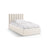 Allison Bett mit Kopfteil und Stauraum aus Samt in Leichtes Beige (Bluvel 22), 90x200 cm von Micadoni – Bild 1