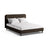 Aveline Bett mit Kopfteil aus Boucle in Braun (Baloo 2081), 180x200 cm von Micadoni – Bild 1