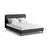Aveline Bett mit Kopfteil aus Boucle in Dunkelgrau (Baloo 2083), 180x200 cm von Micadoni – Bild 1