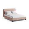 Aveline Bett mit Kopfteil aus Boucle in Puderrosa (Baloo 2072), 180x200 cm von Micadoni – Bild 1