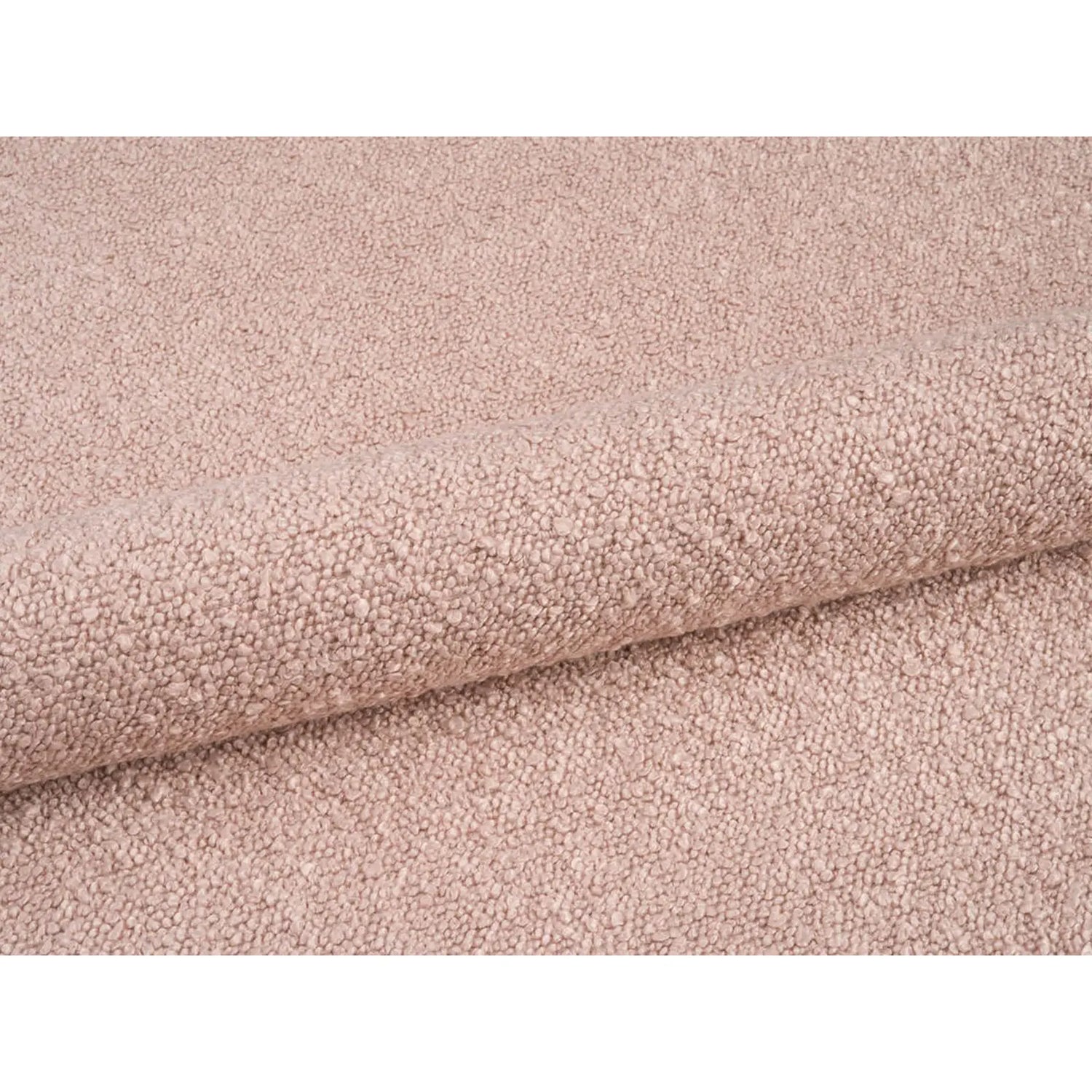 Aveline Bett mit Kopfteil aus Boucle in Puderrosa (Baloo 2072), 200x200 cm von Micadoni – Bild 7