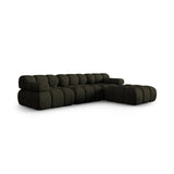 Bellis Modulares 4-Sitzer Ecksofa aus 3D in Amazon grün (Sonic 77), 282x188 cm von Micadoni – Bild 3