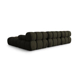 Bellis Modulares 4-Sitzer Ecksofa aus 3D in Amazon grün (Sonic 77), 282x188 cm von Micadoni – Bild 6