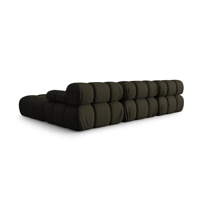 Bellis Modulares 4-Sitzer Ecksofa aus 3D in Amazon grün (Sonic 77), 282x188 cm von Micadoni – Bild 6