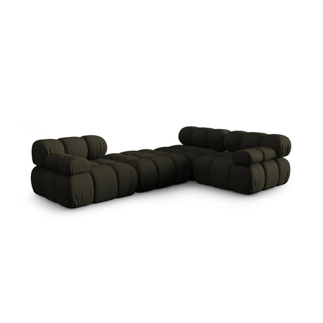 Bellis Modulares 4-Sitzer Ecksofa aus 3D in Amazon grün (Sonic 77), 282x188 cm von Micadoni – Bild 7