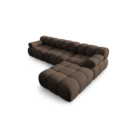 Bellis Modulares 4-Sitzer Ecksofa aus 3D in Braun (Sonic 40), 282x188 cm von Micadoni – Bild 4