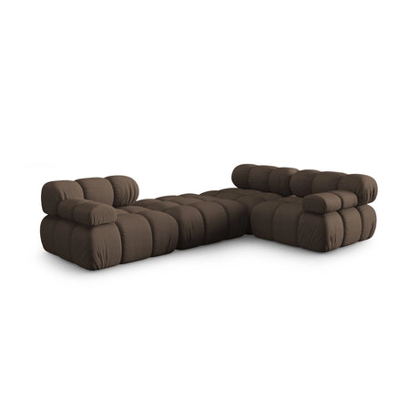 Bellis Modulares 4-Sitzer Ecksofa aus 3D in Braun (Sonic 40), 282x188 cm von Micadoni – Bild 7