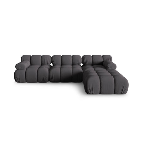 Bellis Modulares 4-Sitzer Ecksofa aus 3D in Espresso (Sonic 15), 282x188 cm von Micadoni – Bild 1