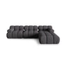Bellis Modulares 4-Sitzer Ecksofa aus 3D in Espresso (Sonic 15), 282x188 cm von Micadoni – Bild 1