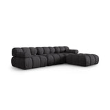Bellis Modulares 4-Sitzer Ecksofa aus 3D in Espresso (Sonic 15), 282x188 cm von Micadoni – Bild 3