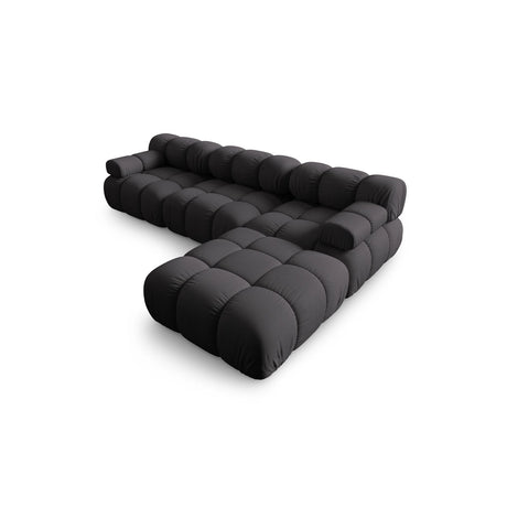 Bellis Modulares 4-Sitzer Ecksofa aus 3D in Espresso (Sonic 15), 282x188 cm von Micadoni – Bild 4