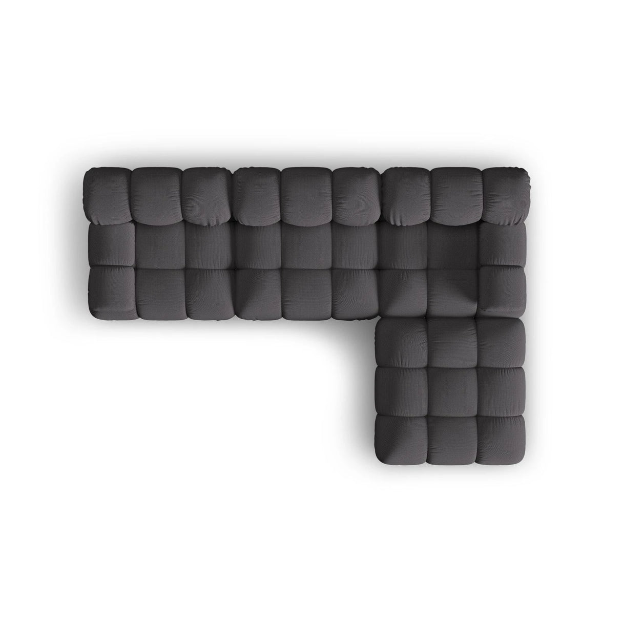 Bellis Modulares 4-Sitzer Ecksofa aus 3D in Espresso (Sonic 15), 282x188 cm von Micadoni – Bild 5