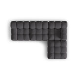 Bellis Modulares 4-Sitzer Ecksofa aus 3D in Espresso (Sonic 15), 282x188 cm von Micadoni – Bild 5