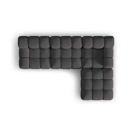 Bellis Modulares 4-Sitzer Ecksofa aus 3D in Espresso (Sonic 15), 282x188 cm von Micadoni – Bild 5